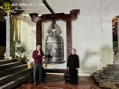Đúc Chuông Đồng 1060kg và Khánh Đồng 316kg cho chùa Thiên Phúc