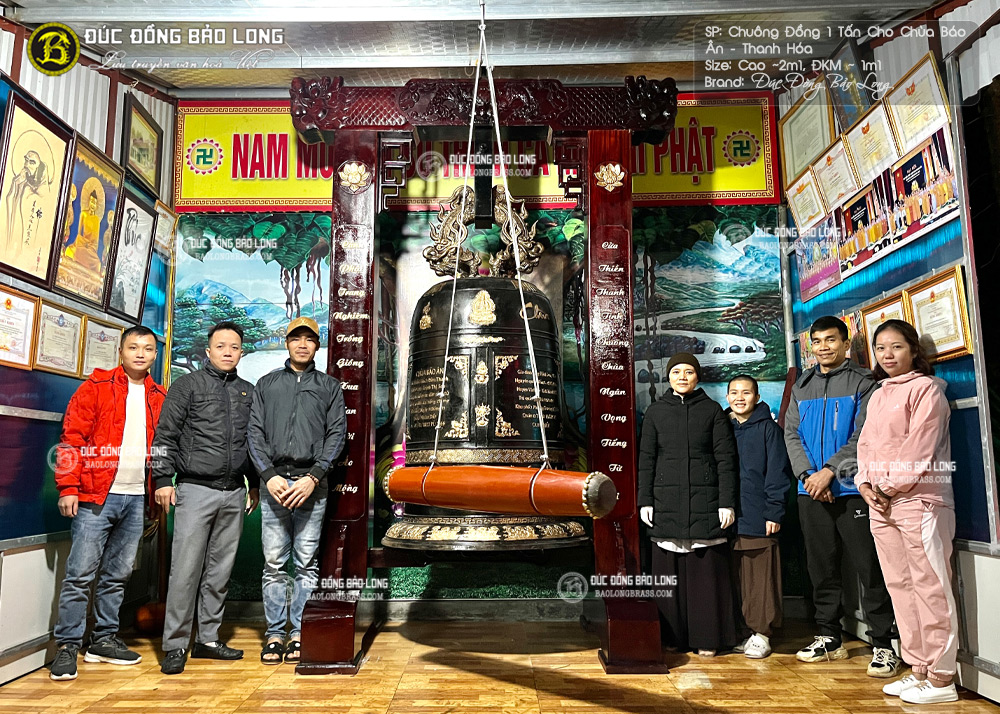 Đại Hồng Chung 1000kg cho chùa Báo Ân