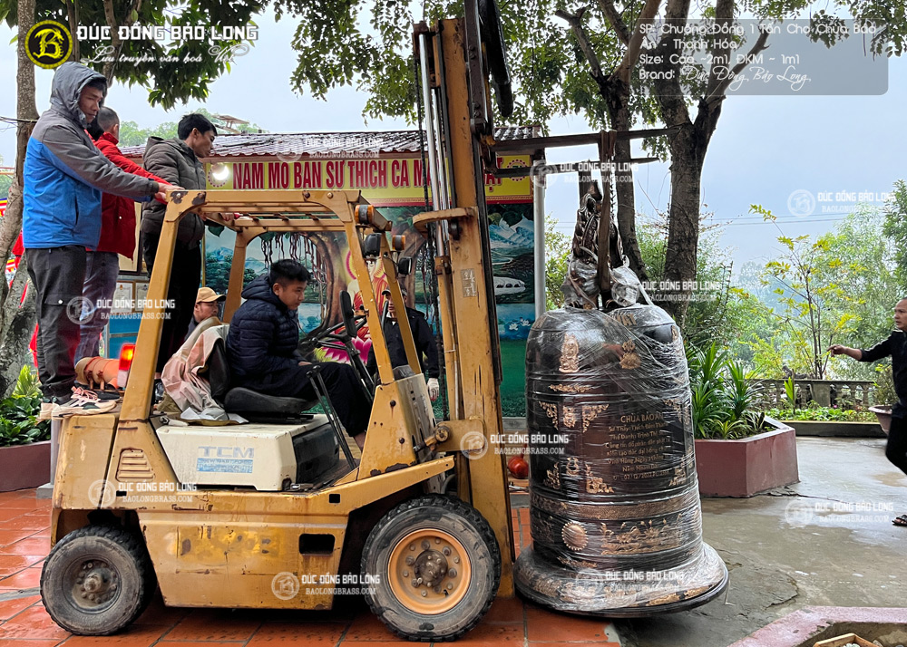 Đại Hồng Chung 1000kg cho chùa Báo Ân