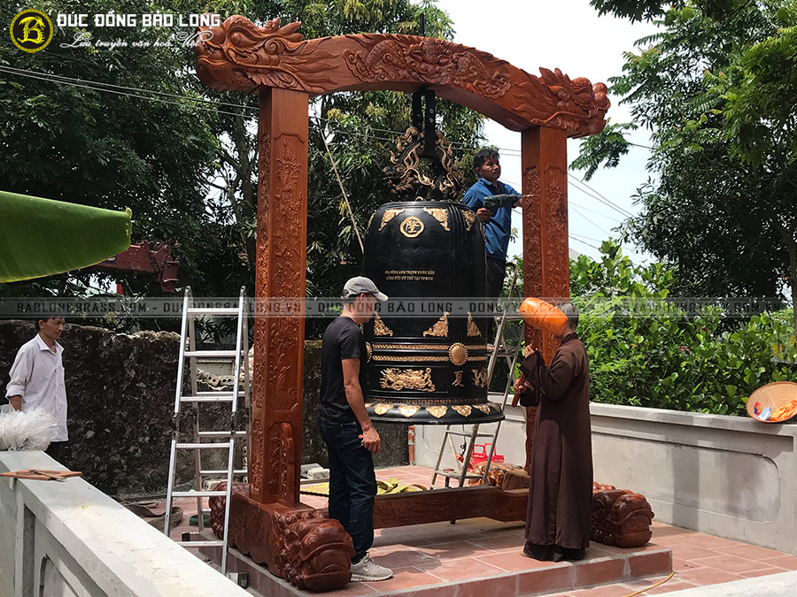 đại hồng chung 900kg cho chùa phúc long tỉnh thanh hóa