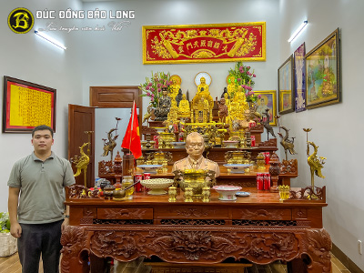 Thi công phòng thờ Phật tại Bình Dương