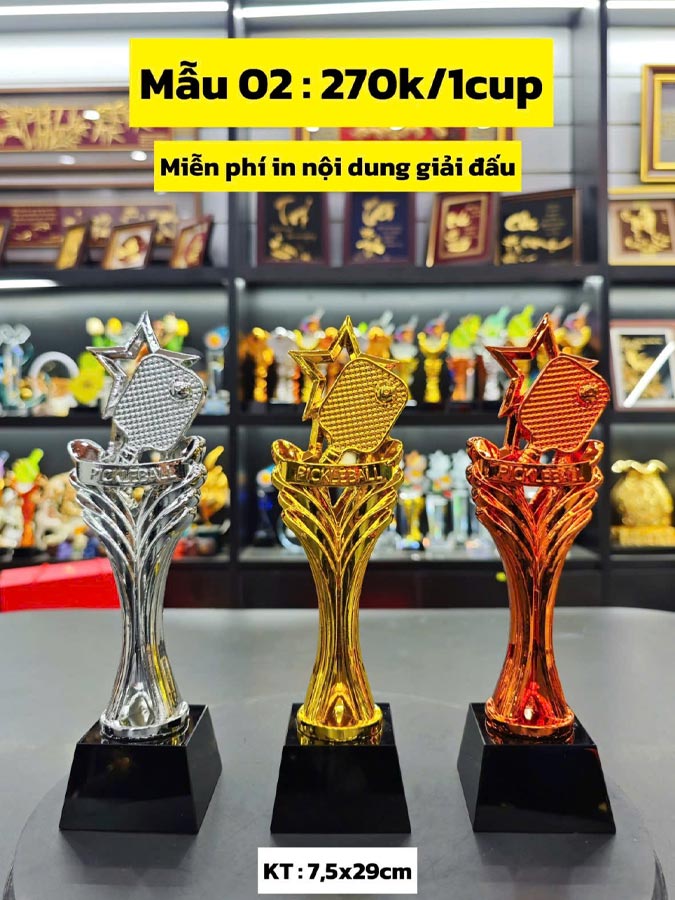 Cúp pickleball M02