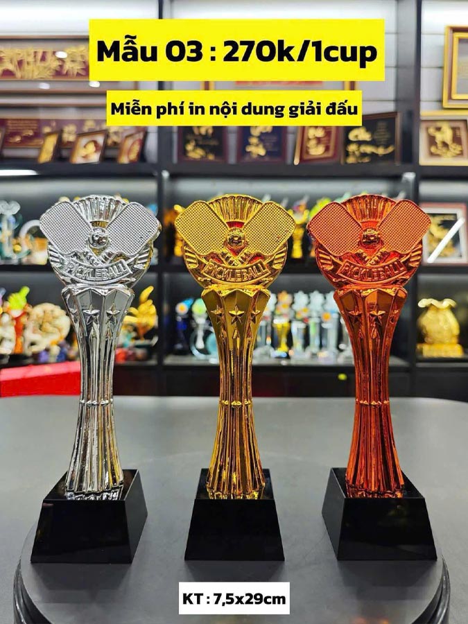 Cúp pickleball M03