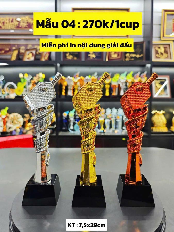 Cúp pickleball M04