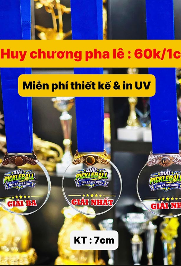 Huy chương pha lê tổ chức sự kiện, thể thao miễn phí thiết kế và in UV