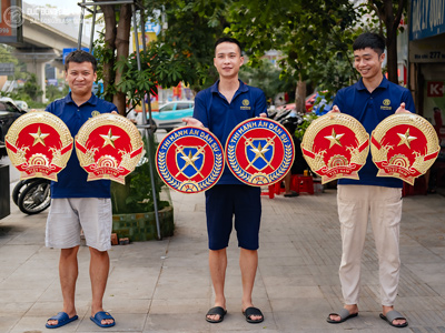 Logo Thi Hành Án, Quốc Huy Bằng Đồng ĐK 40Cm