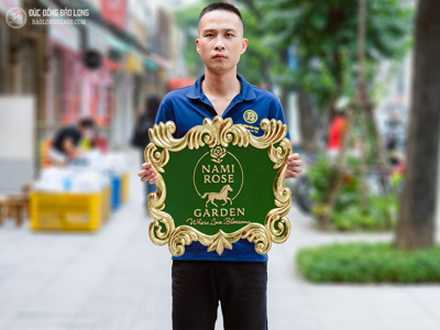 Biển Hiệu Bằng Đồng Kích Thước 50Cm - Hàng Đặt Theo Yêu Cầu