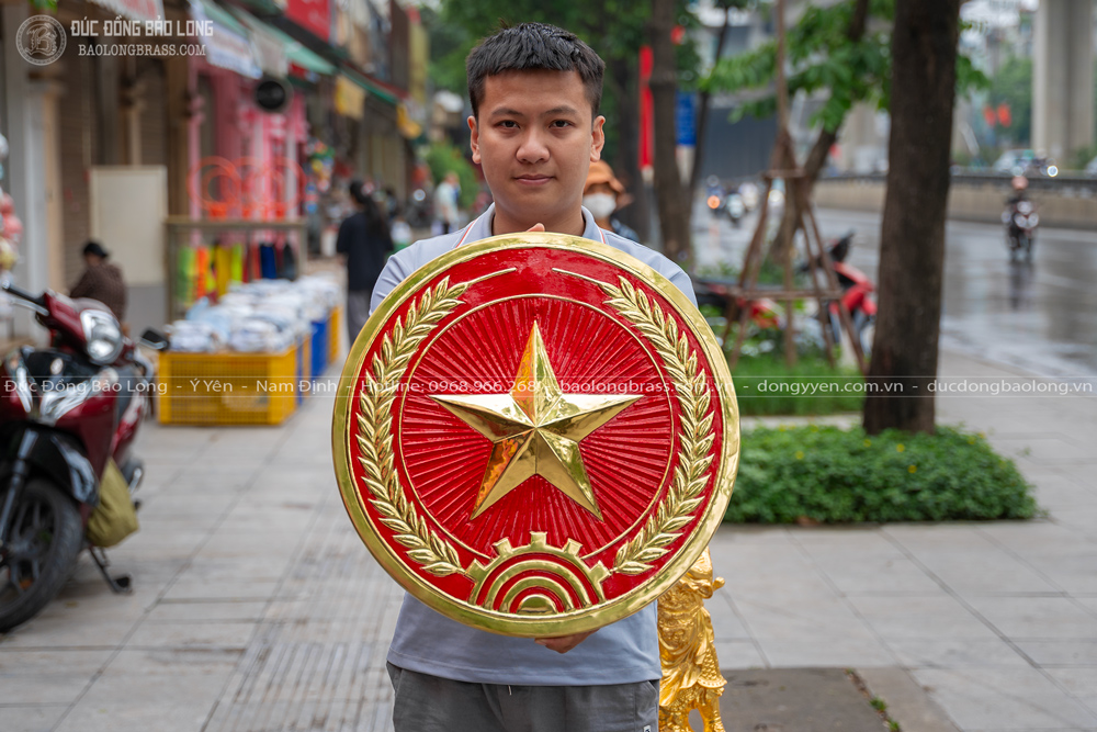 Huy Hiệu Quân Đội Nhân Dân Việt Nam ĐK 51Cm