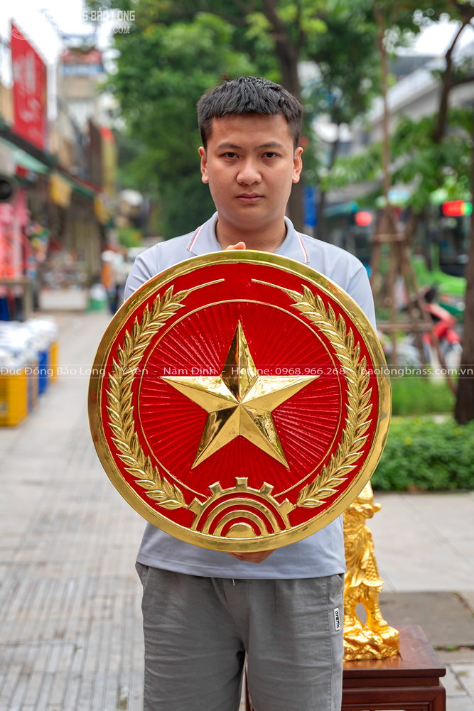 Huy Hiệu Quân Đội Nhân Dân Việt Nam ĐK 51Cm