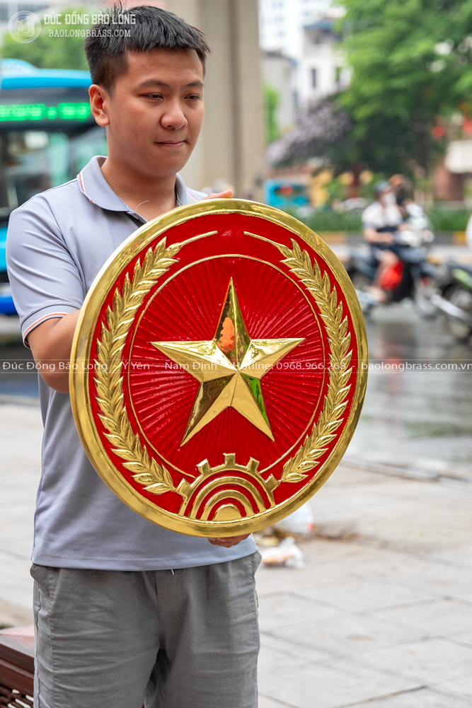 Huy Hiệu Quân Đội Nhân Dân Việt Nam ĐK 51Cm