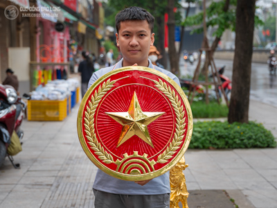 Huy Hiệu Quân Đội Nhân Dân Việt Nam ĐK 51Cm
