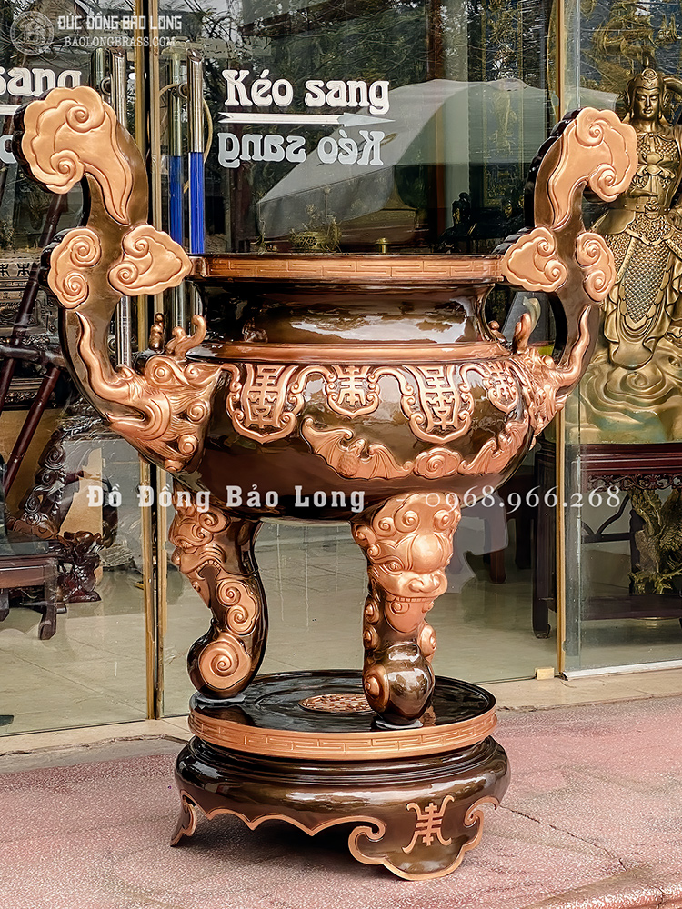 Lư Hương Đồng Dơi Thọ Cao 1m37