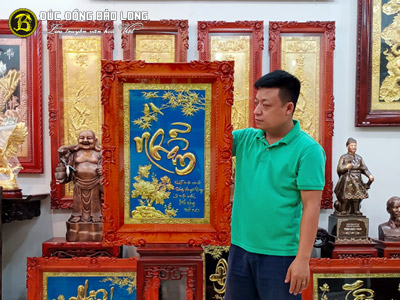 TOP 10 Tranh chữ Nhẫn cho phòng làm việc ĐẸP - GIÁ RẺ