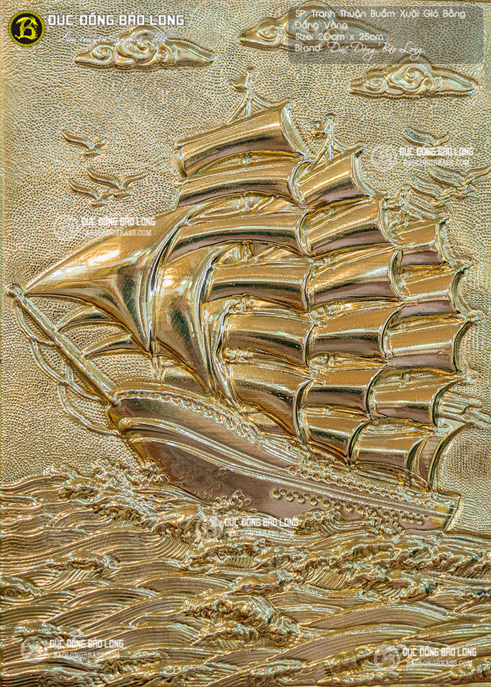 tranh Thuận Buồm Xuôi Gió để bàn 20cm x 25cm