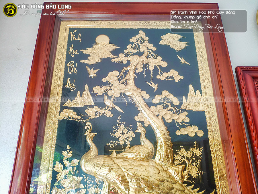 tranh Vinh Hoa Phú Quý 1m x 1m5