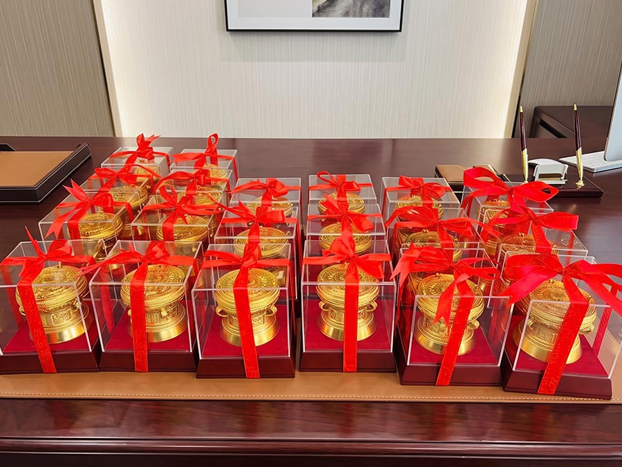 Quà Tặng Quả Trống Đồng Lưu Niệm Nhiều Cỡ (10cm, 12cm, 15cm, 20cm, 25cm,...)