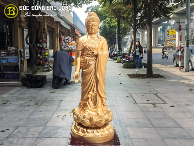 tuong phat a di da bang dong do cao 1m 2