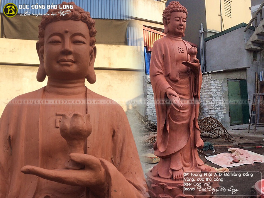 tượng Phật A Di Đà đứng tiếp dẫn
