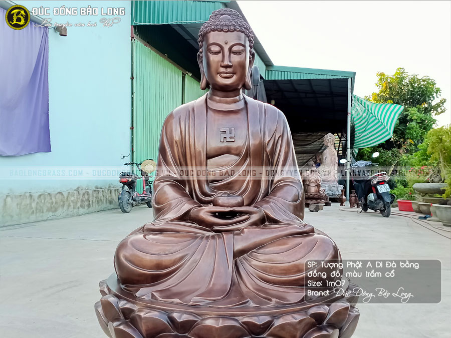 5 tượng Phật A Di Đà thờ tại gia