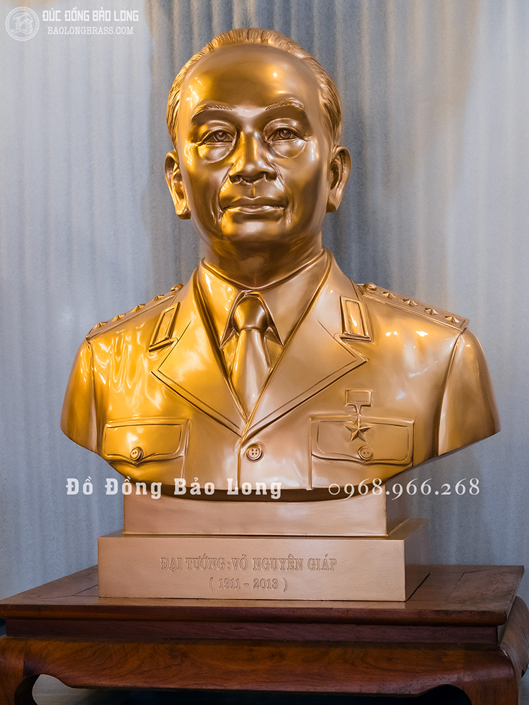 tượng đồng Đại tướng Võ Nguyên Giáp cao 70cm