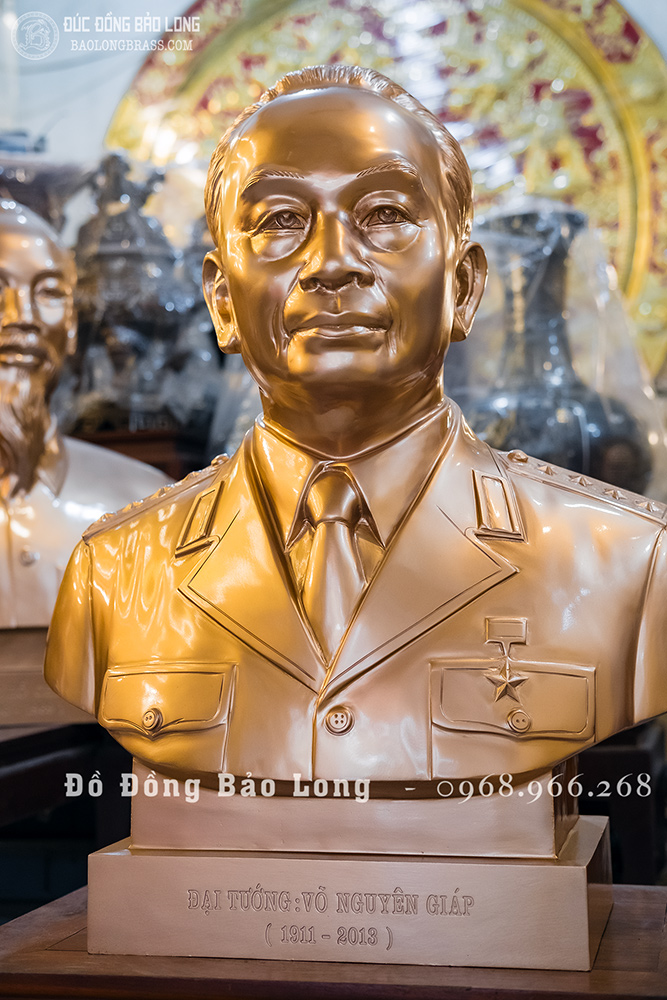 tượng đồng Đại tướng Võ Nguyên Giáp cao 70cm