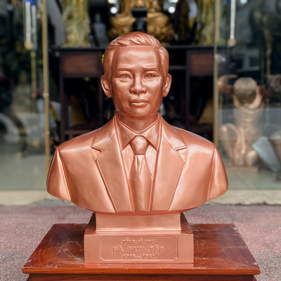 Tượng Chân Dung Cố Tổng Bí Thư Hà Huy Tập Cao 61Cm