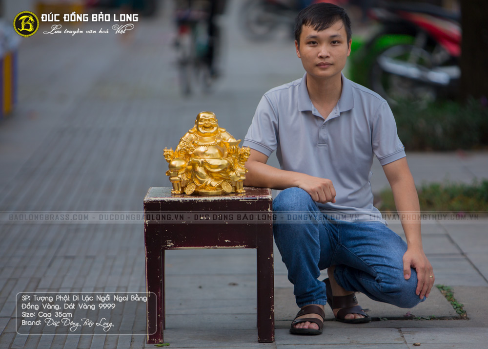 tượng Phật Di Lặc Mạ Dát Vàng chất lượng