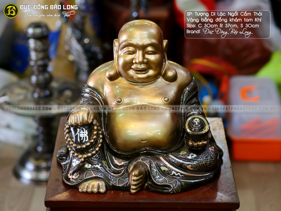 tượng Phật Di Lặc bằng đồng