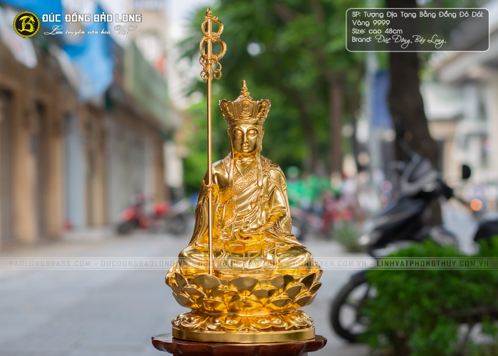 tượng Phật bằng đồng dát vàng