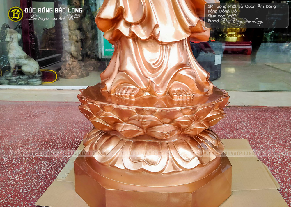 tuong phat ba quan am dung bang dong do cao 1m27 10