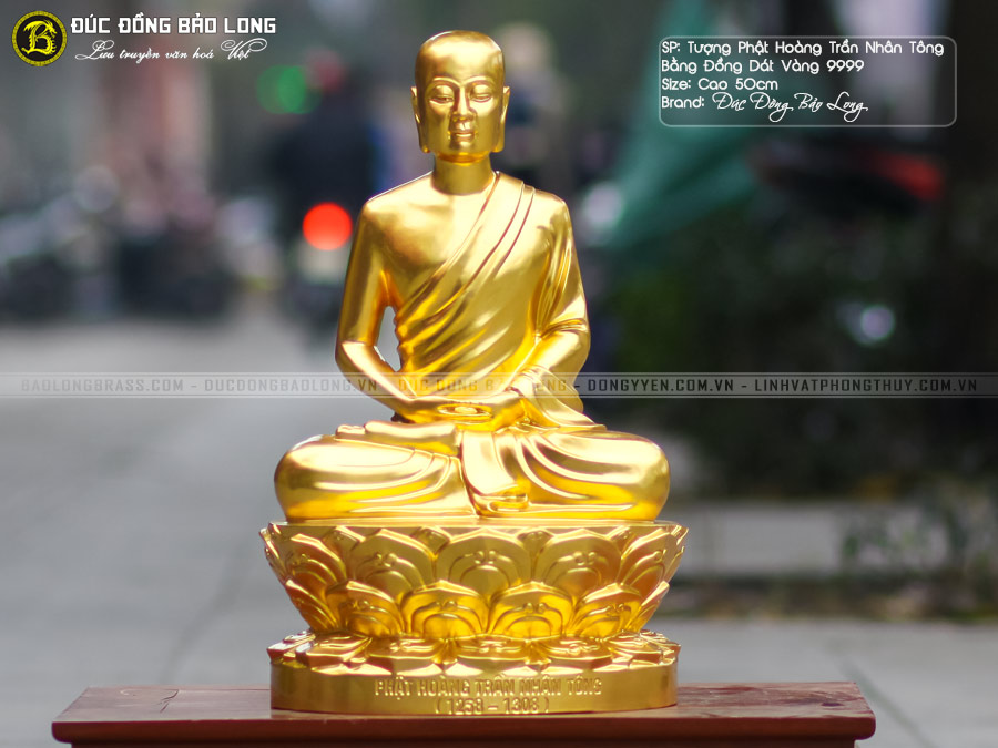 tượng Phật Hoàng Dát vàng