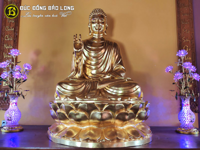 tuong phat thich ca bang dong cao 1m76 dat vang 2