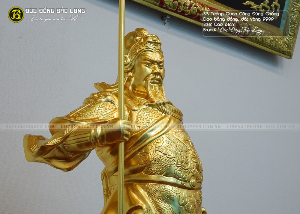 tượng quan công bằng đồng