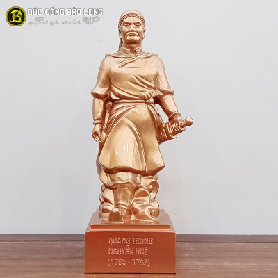 Tượng Vua Quang Trung - Nguyễn Huệ Bằng Đồng Đỏ Cao 42cm