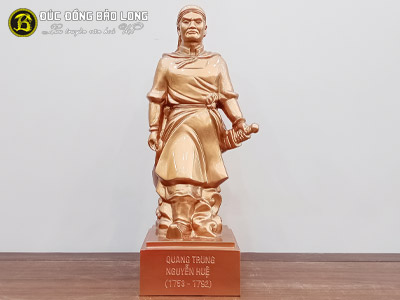 Tượng Quang Trung Bằng Đồng Đỏ Cao 42cm