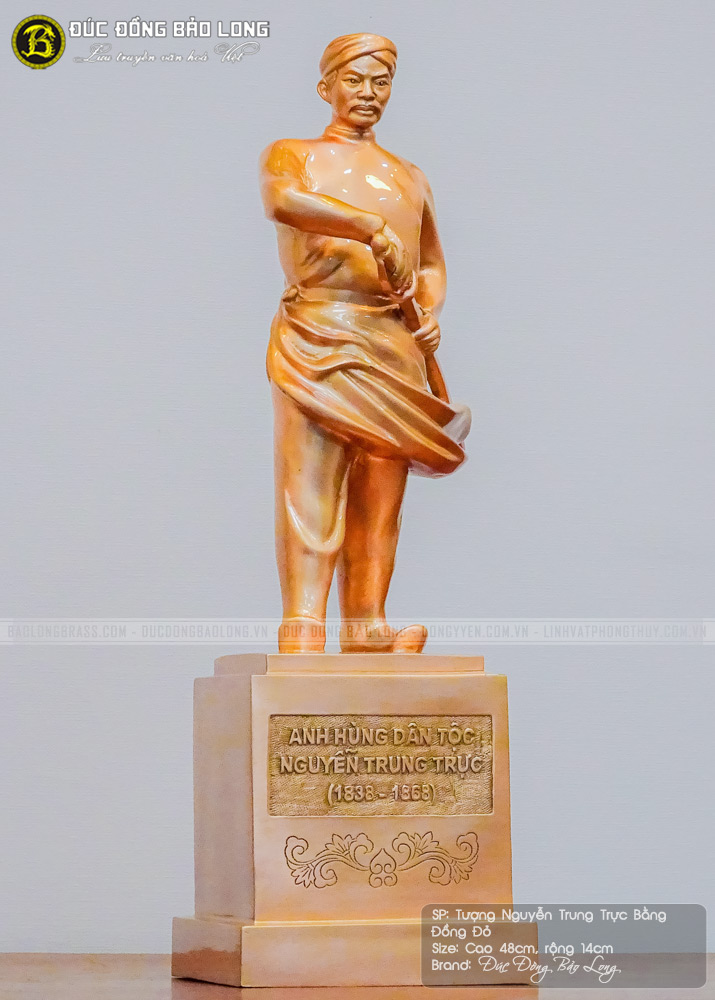 Tượng Nguyễn Trung Trực Bằng Đồng Cao 48cm 4 tuong nguyen trung truc bang dong do cao 48cm 6