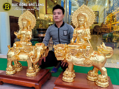 tuong van thu pho hien bang dong 89cm dat vang 1